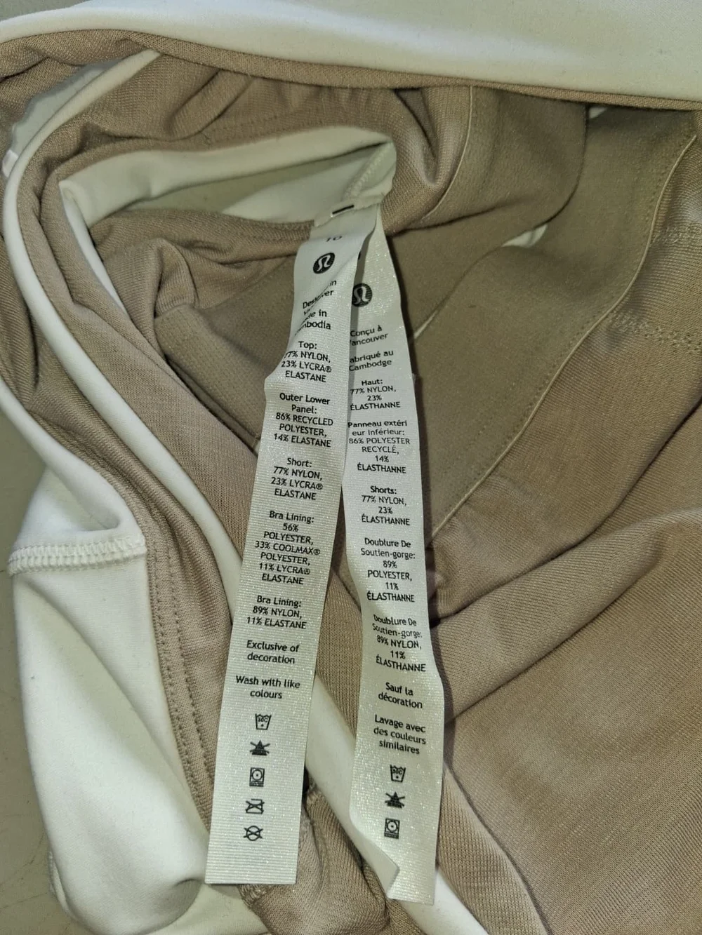 lululemon athletica White Sleeveless Fit-and-Flare Midi Dress